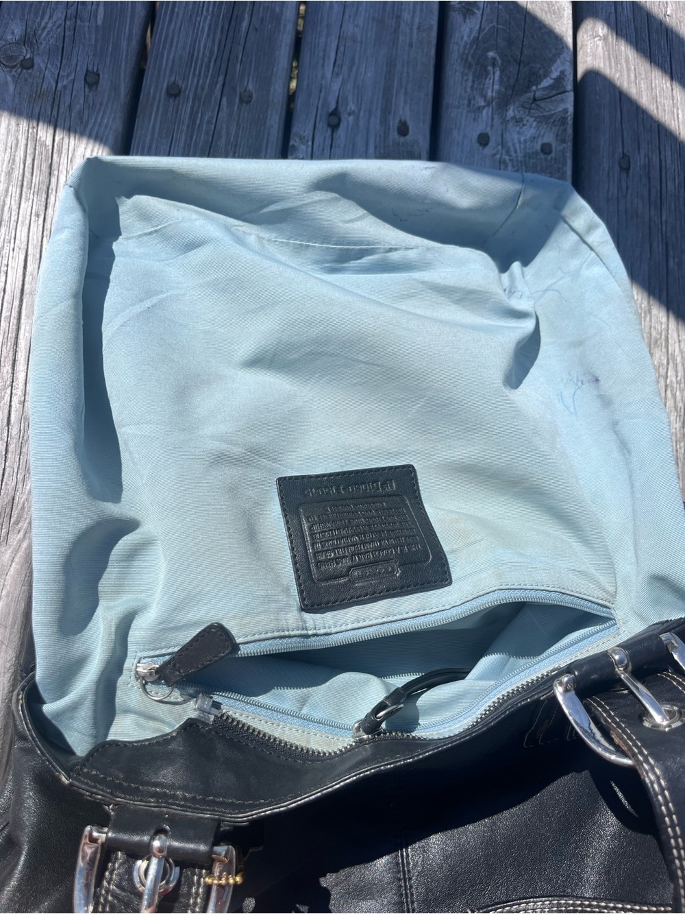 Coach Vintage Soho Y2K Pleated Leather Tote - Picture 8 of 10